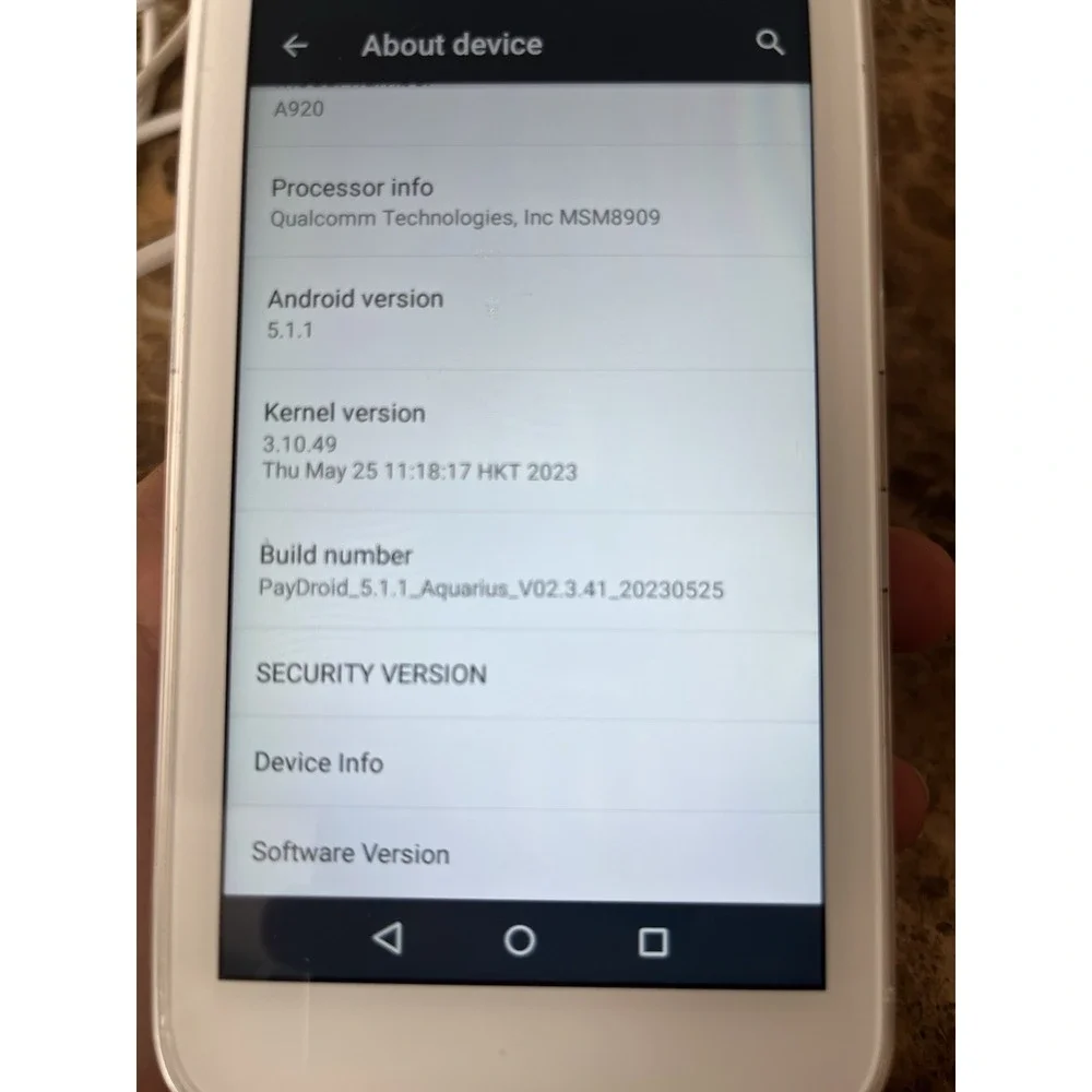 PAX A920 EMV NFC 4G Wireless Credit Card Machine